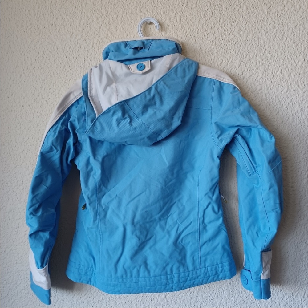 Columbia Blue and White Fleece-Lined Jacket